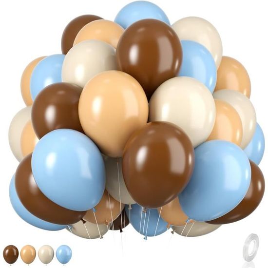 Ballons Tête D'ours En Aluminium - Lot De 2 - Décoration Fête Anniversaire