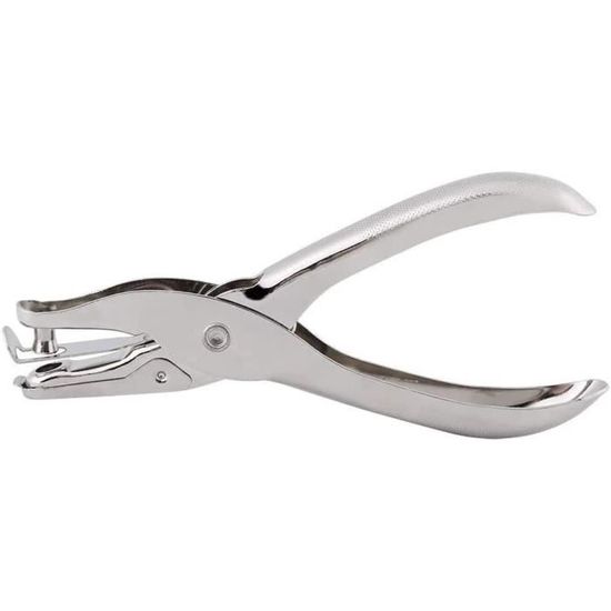 2 Pièces Pince À Perforatrice À Un Trou, Pince Perforatrice Rond Perforateur, Pour Perforateur De Papier En Métal Avec Poignée Douce, Pour Artisanat