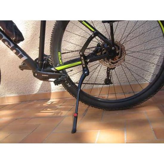 Béquille de vélo en alliage, réglable en hauteur pour vélo de montagne/vélo  de route de 61 à 73,7 cm