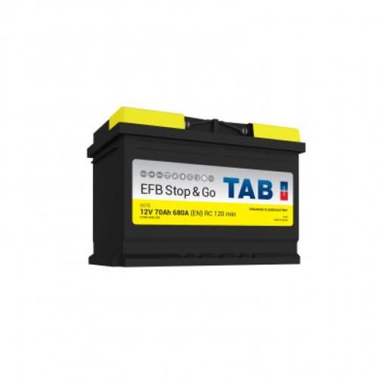 Batterie de démarrage TAB Startamp;Stop EFB L3 SG70 12V 70Ah 680A