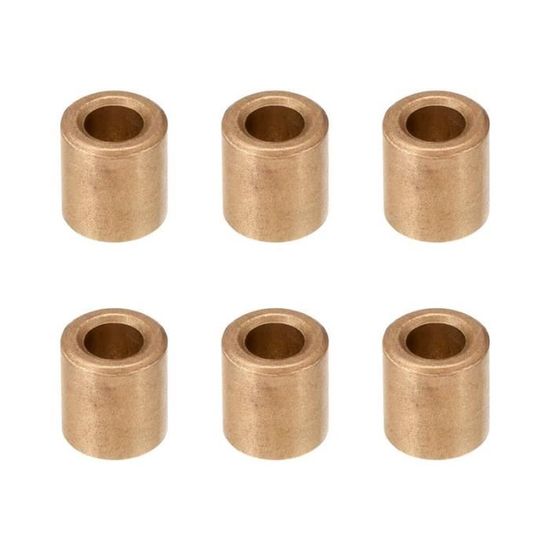 Sourcingmap Manchon Roulement Douille Brides 12x18x35mm – Bague Lisse Autolubrifiante En Laiton Graphite, Pour Applications Linéaires Et Rotatives