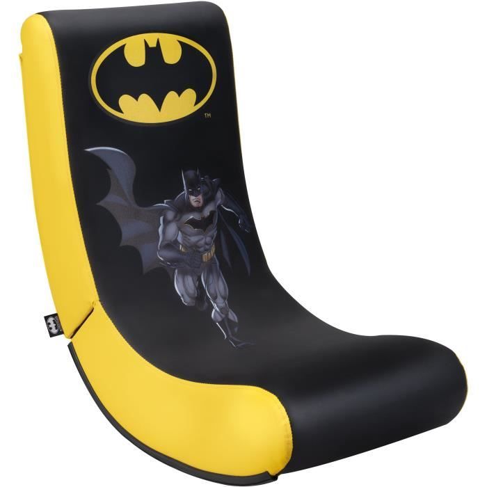 Siège Gaming - SUBSONIC - Batman - Modèle Rock'n'seat Junior - Sous Licence Officielle