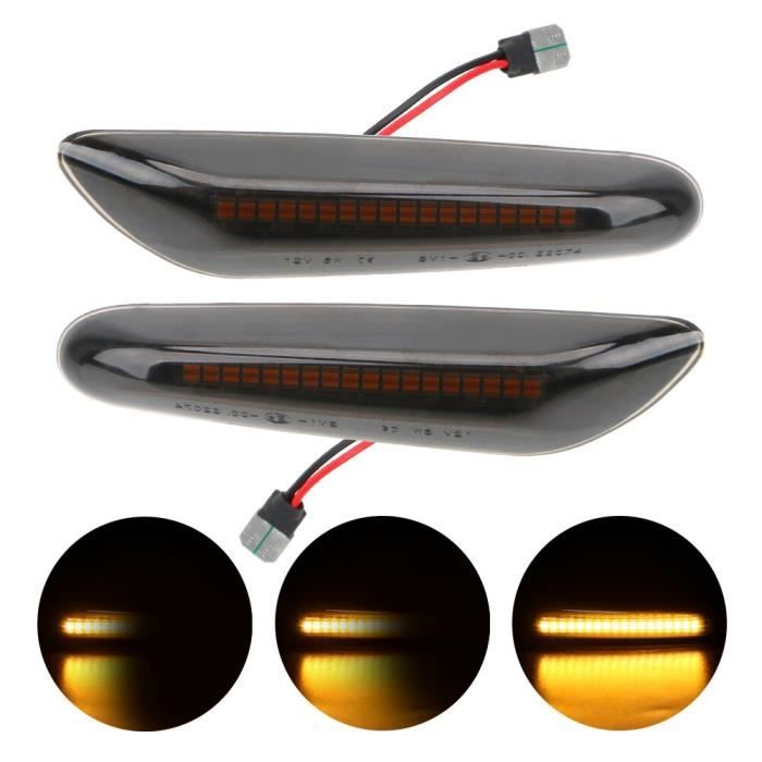 Clignotant de voiture qui coule des lumières eau pour BMW E90 E91 E92 E93 E60 E87 E82 E61Car indicateur dynamique f XL63831597