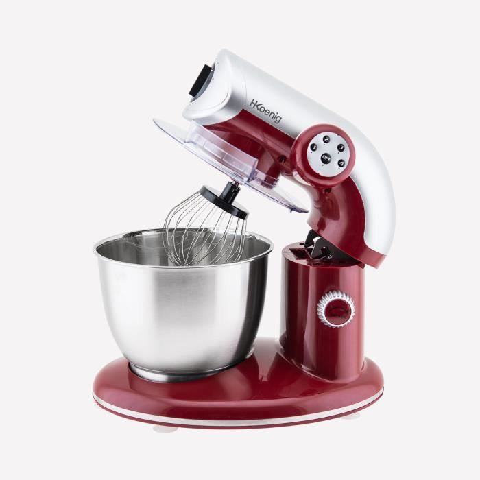 Robot Pétrin Professionnel KM80 Multifonctions 5.5L ROUGE