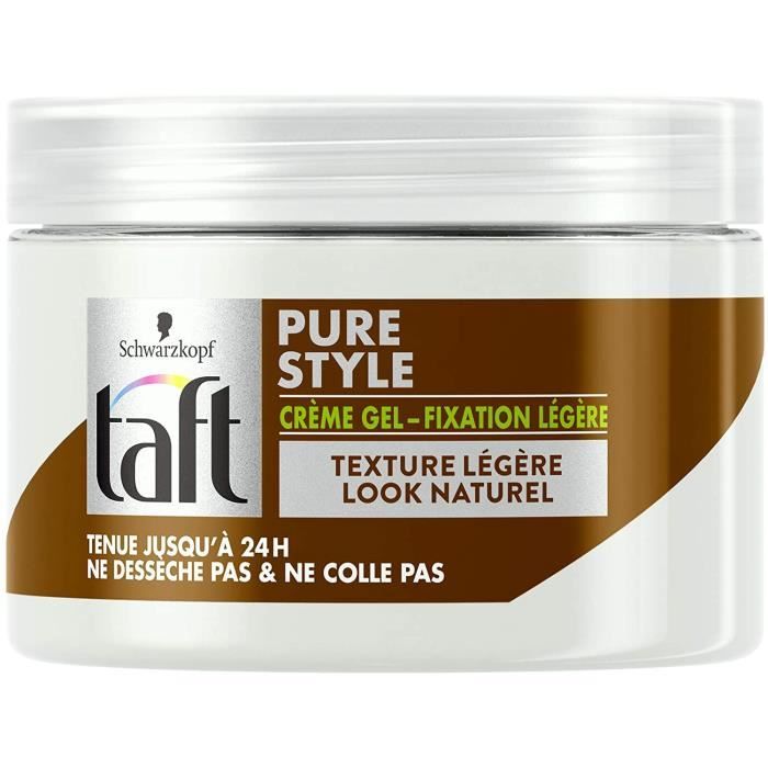 Produits coiffants Schwarzkopf Taft - Crème Gel - Fixation Légère - Pure Style - 150 ml 717954