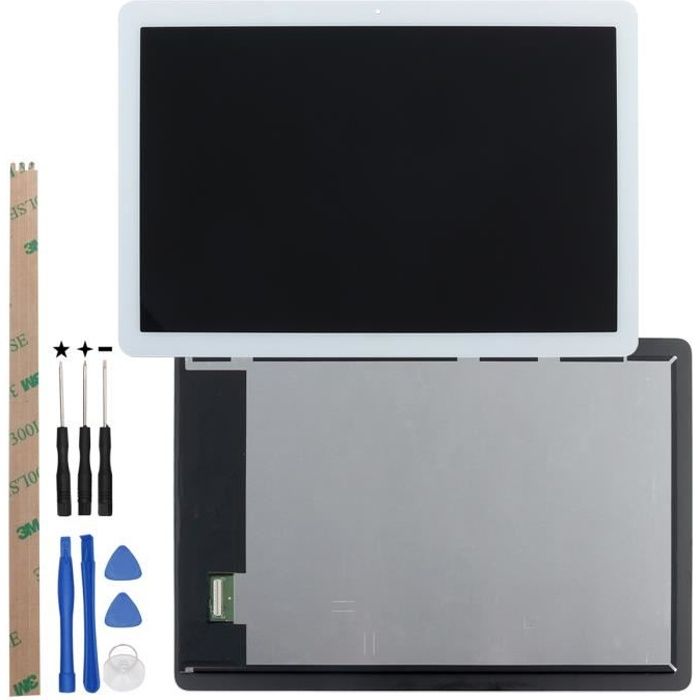 pour Huawei MediaPad T5 10 AGS2-L09 AGS2-W09 AGS2-L03 AGS2-W19 BLANC Écran LCD + Écran tactile + Kit outils