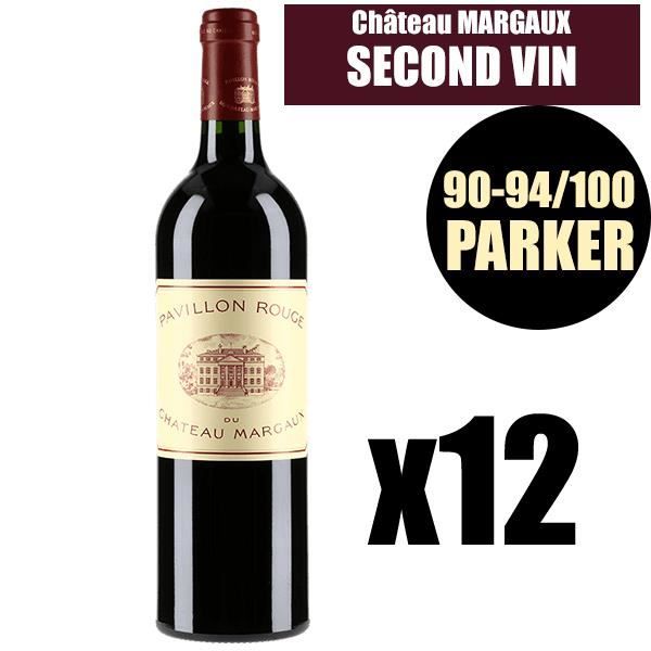 X12 Pavillon Rouge du Château Margaux 2015 75 cl AOC Margaux Rouge 2ème Vin Vin Rouge
