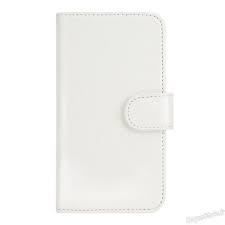 Housse Etui Coque WIKO RAINBOW Portefeuille Blanc
