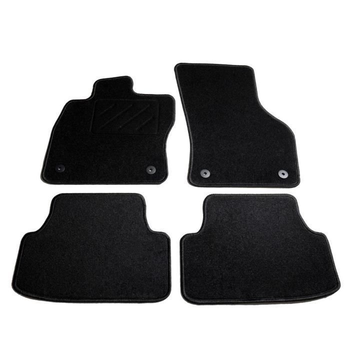 Ensemble de tapis de voiture 4 pcs-Housses et tapis pour véhicules pour VW Golf 7