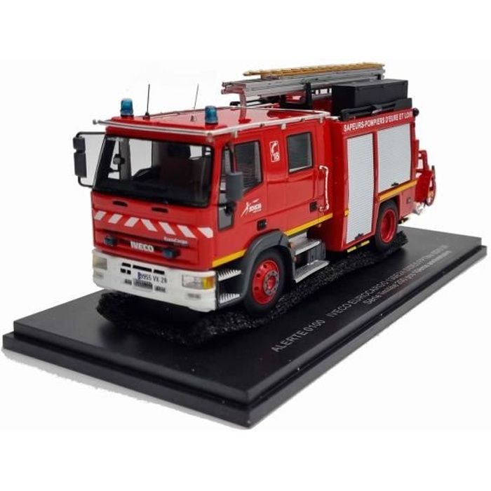 Camion Pompiers EUROCARGO FPTMO Fourgon Pompe Tonne Mousse SIDES SDIS 28 CHATEAUDUN 1/43 Série Limitée 200 pcs