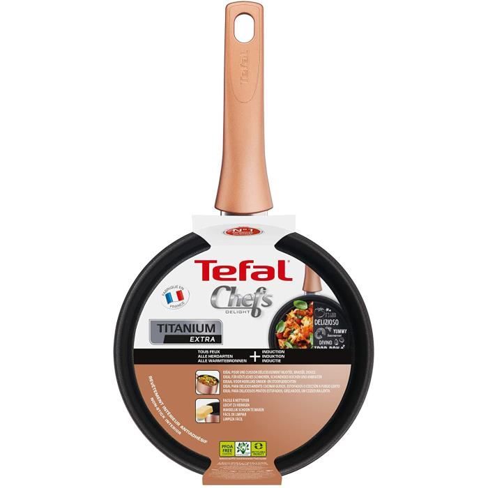 Tefal G1173002 Casserole Chef Cuivre 20 cm avec revecirctement antiadheacutesif facile agrave nettoyer couleur cuivre compatible64