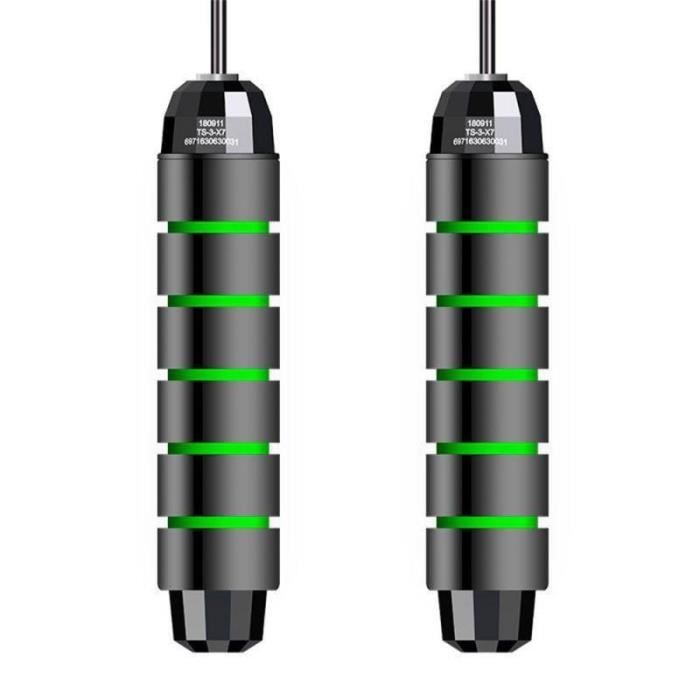 Accessoires Fitness - Musculation,Enfant adulte intérieur corde à sauter saut exercice vitesse corde à sauter - Type black red