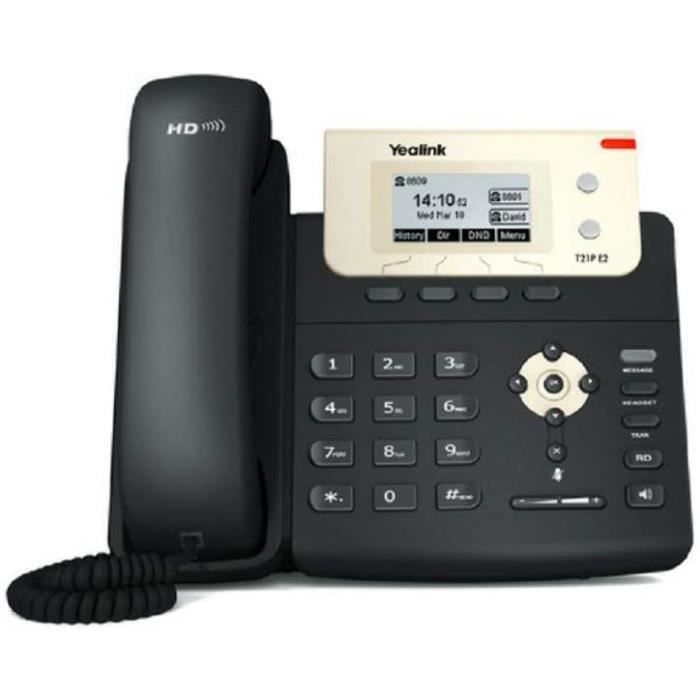 Yealink SIP-T21P E2 Téléphone IP Noir