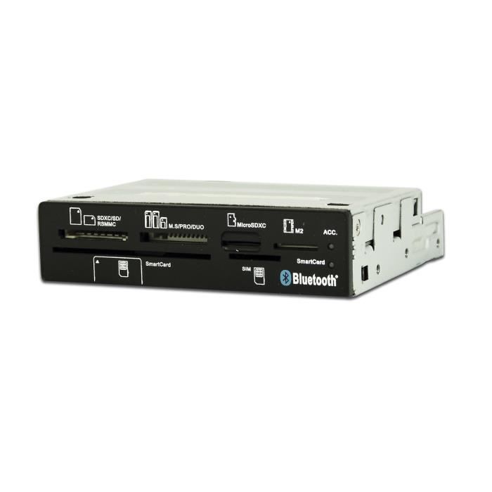 CoolBox CR650-BT, Clé USB (MS), MicroSD (TransFlash), MS Duo, MS Micro (M2), MS PRO, RS-MMC, SD, SDXC, 3.5\
