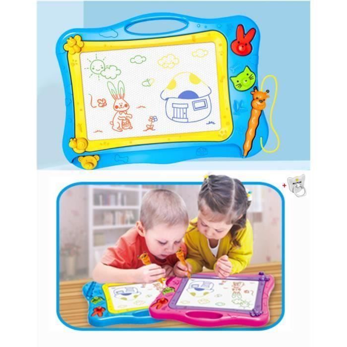 Ardoise magiqueTableau magique Apprentissage du dessin éducatif magnétique pour création originale enfant avec 2 modèles et un