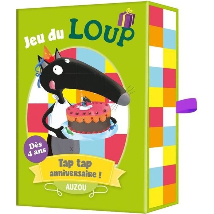 Jeu de carte LOUP TAP TAP ANNIVERSAIRE dès 4 ans jouets enfants observer mémoriser rapidité