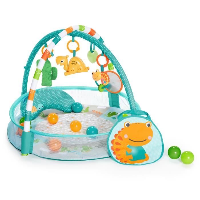 Bright Starts - Tapis d'éveil/Piscine à balles 4 en 1 - Désert