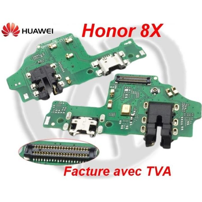 Pour Huawei Honor 8X Nappe Connecteur de charge USB Prise Jack Audio et Micro-Tactil Est