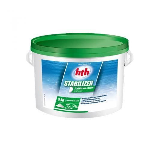 Stabilisant piscine poudre 3kg HTH