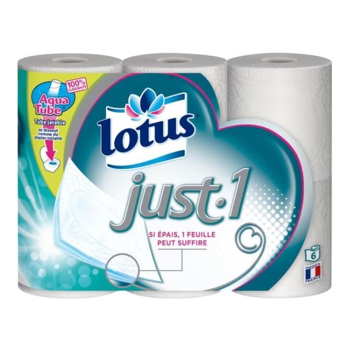 Papier toilette just 1 x 6 Lotus