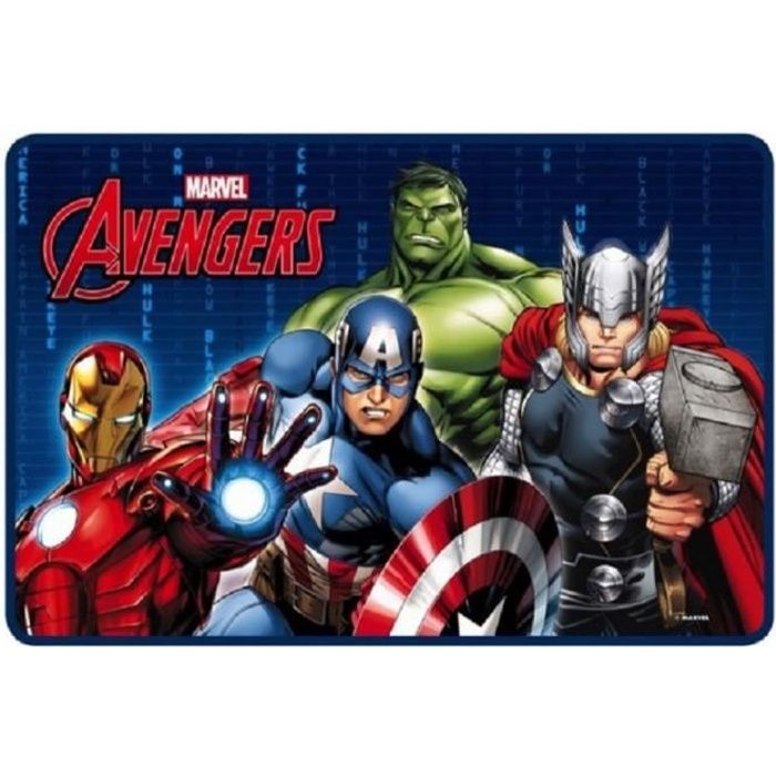 TAPIS DE SOL ENFANT MARVEL AVENGERS 40 X 60 CM