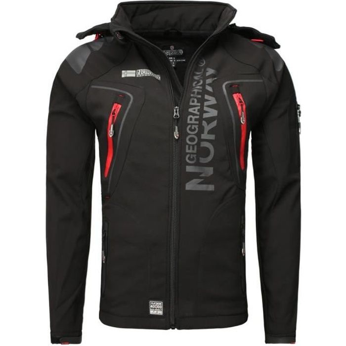 Veste softshell Geographical Norway Veste Techno noir S
