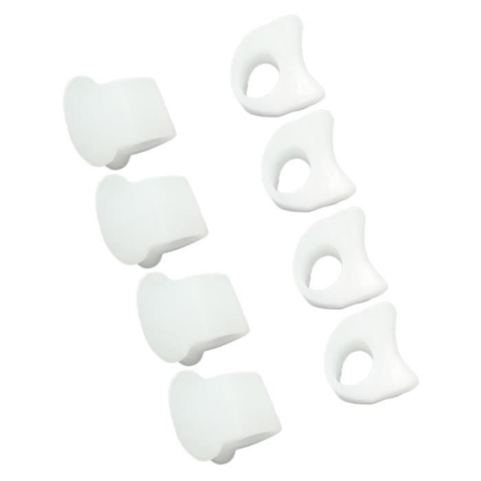4 paire de SEBS Hallux Valgus correcteur séparateurs de petit orteil accolades outils de pédicure (orteil séparateur de pour