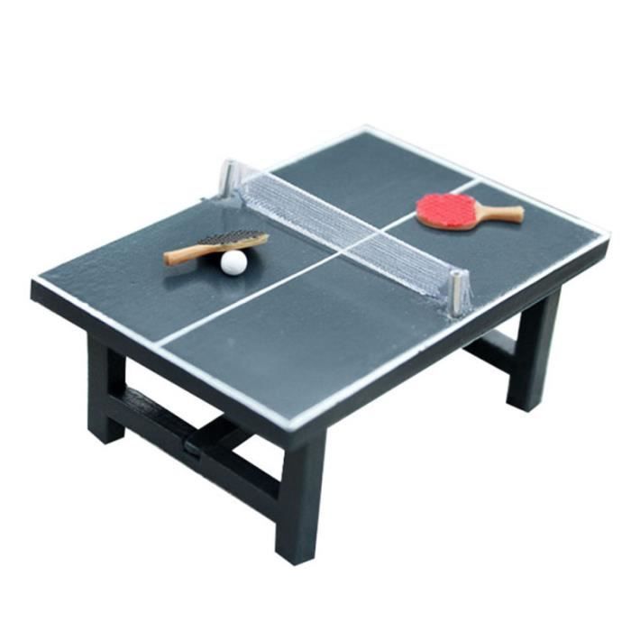 1set table de simulation mini de tennis de de de de de miniature Tennis de table de tennis de table tennis de table - pong