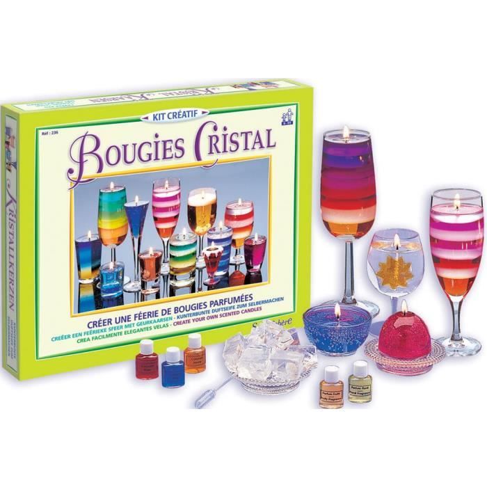 SENTOSPHERE Kit De bougies Cristal