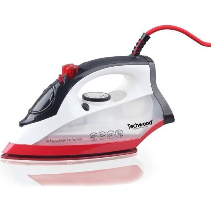 TECHWOOD TVF-2405C Fer à repasser - Rouge et Gris