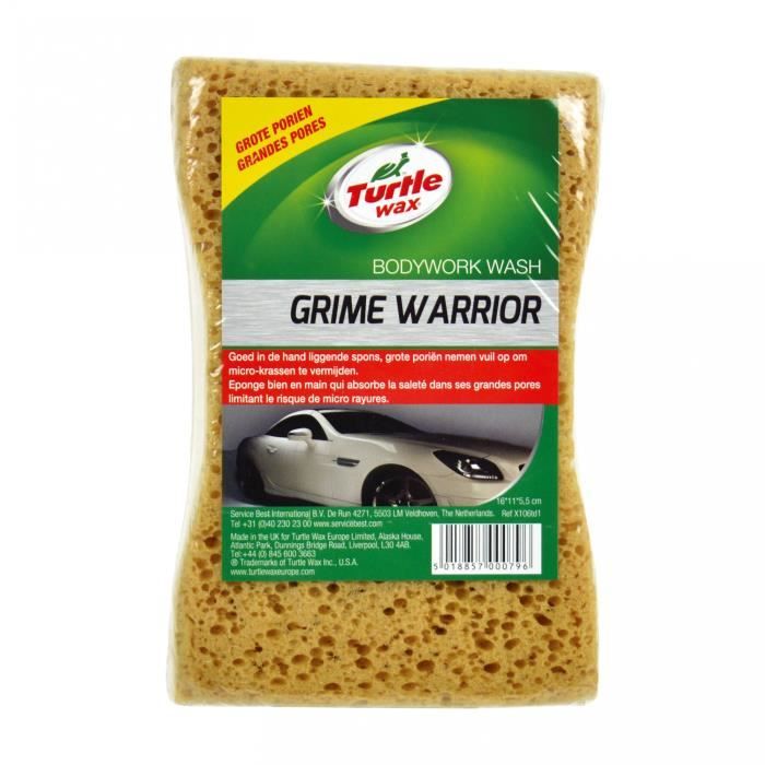 Turtle Wax éponge Heavy Duty 16 x 12 x 6 cm marron