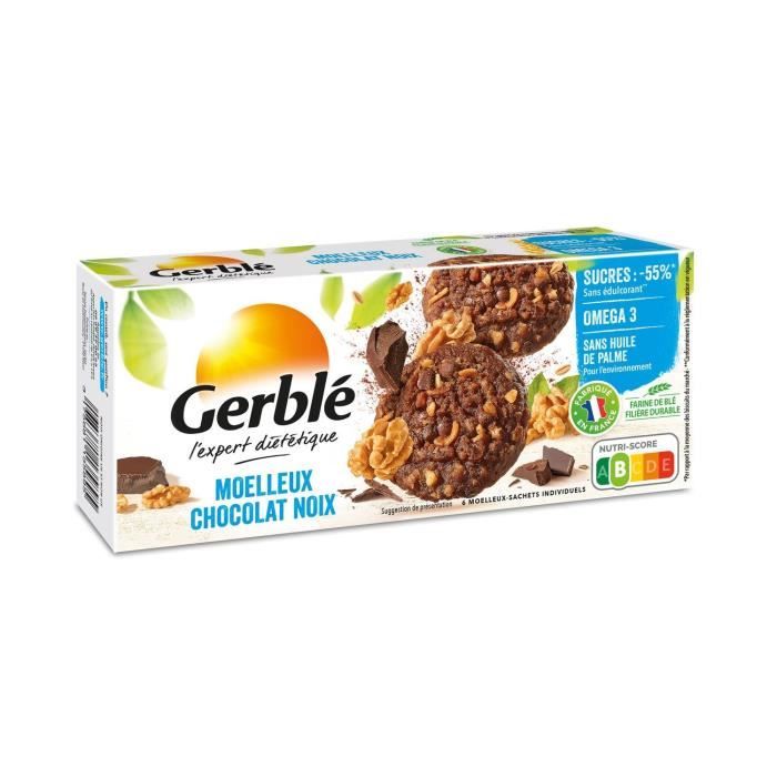 GERBLE Moelleux aux noix et au chocolat - 138 g