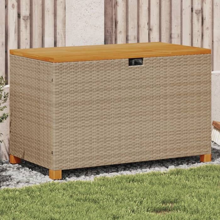 vidaXL Boîte rangement jardin 110x55x63 cm - vue 2