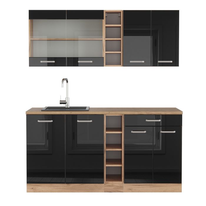 Plan De Travail Cuisine Vicco R-Line 120 Cm - Chêne Doré - Épaisseur 28 Mm