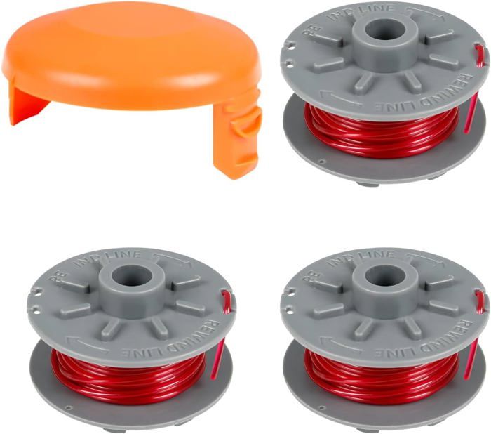 Bobine De Fil Gardena 5307-20 Et Couvercle 5344-20 - 6,1 M, Diamètre 1,65 Mm - Pour Débroussailleuses EasyCut, ComfortCut, PowerCut