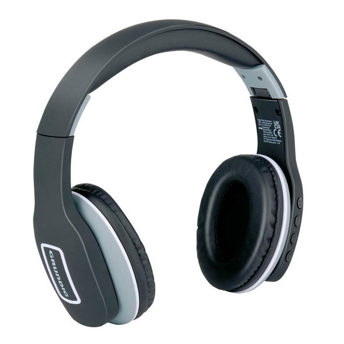 Grundig Casque Bluetooth Sans Fil Ecouteurs Anti Bruit avec 5 Heures d'Autonomie Casque Sans Fil avec Microphone Inclut un Câble audio de 3 5 mm et un Câble de Charge USB C - vue 2