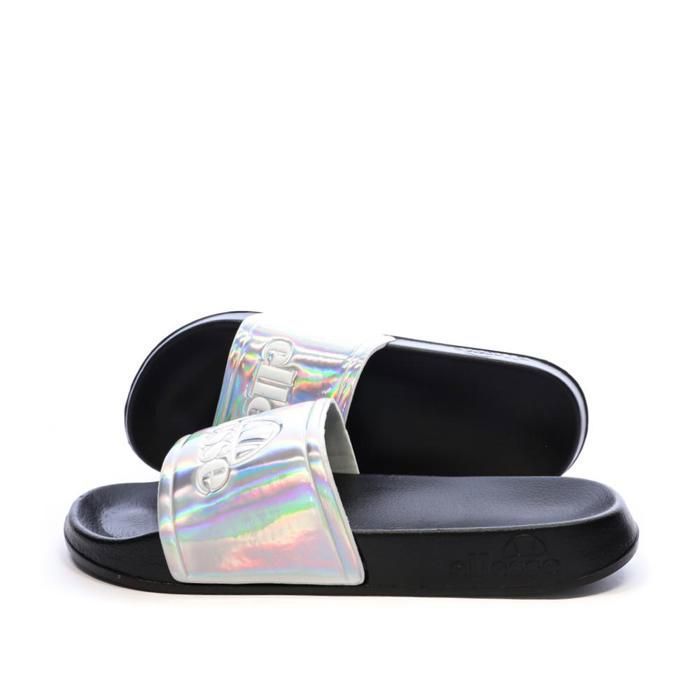 Chaussures Claquette Ellesse Fille Claquettes Argentées Femme