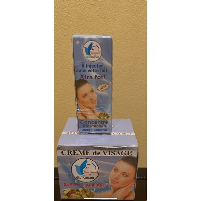 CREME BLANCHISSEUR Glutathione Injection Xtra fort