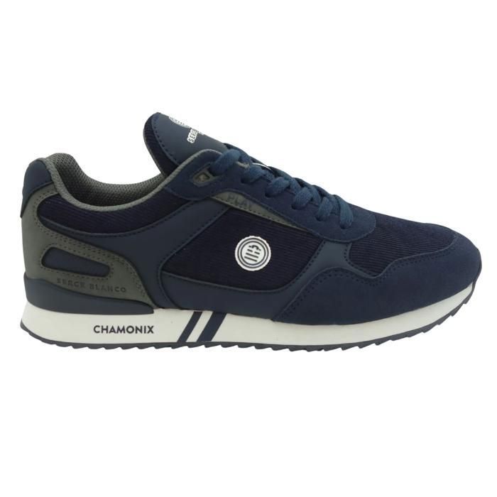 Basket en velours Serge Blanco Chamonix - dark navy Basket en velours Serge Blanco Chamonix - dark navy