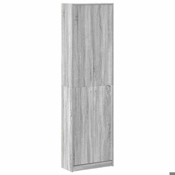 Black FridayArmoire Gris Sonoma 55x25x189 cmVidaxlpour Couloir Chambrebureau - Bois dingénierie FR25_52624567