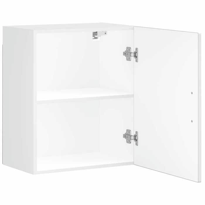 Moderne Placard mural cuisine SWEETY Cabinet cuisine Porto blanc brillant bois ingénierie 50x31x60 cm BB851