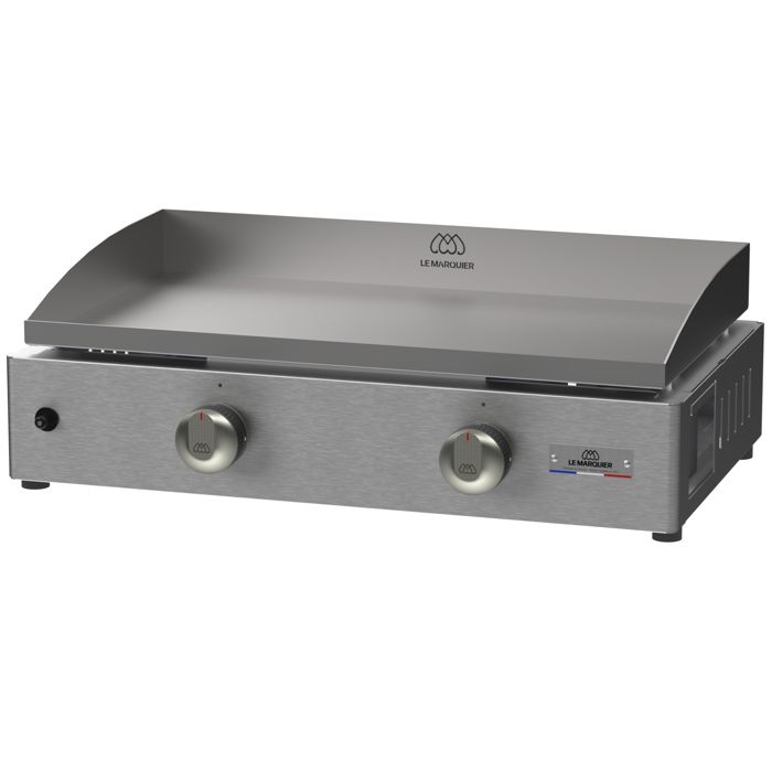 Plancha gaz Le marquier . 60 x H.19 x P.42 cm 2 personnes - vue 2