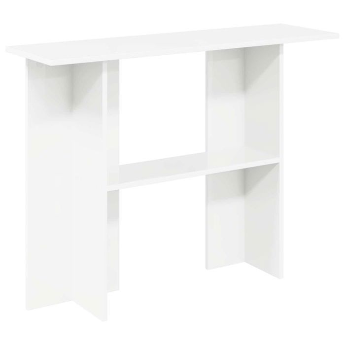 Table console - console extensible Vidaxl Table console Blanc 100 x 30 x 75 cm Bois dingénierie
