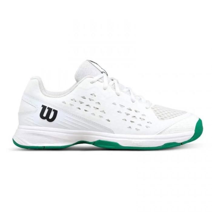 Chaussures de tennis enfant Wilson Rush Pro - white/white/bosph Chaussures de tennis enfant Wilson Rush Pro - white/white/bosph