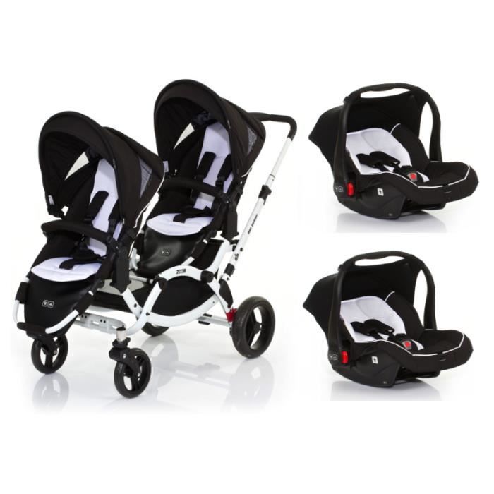 poussette double zoom abc design occasion