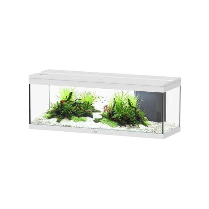 Meilleurs prix pour Aquarium PRESTIGE 120 Easy LED 2.0 et Biobox - Aquatlantis Blanc