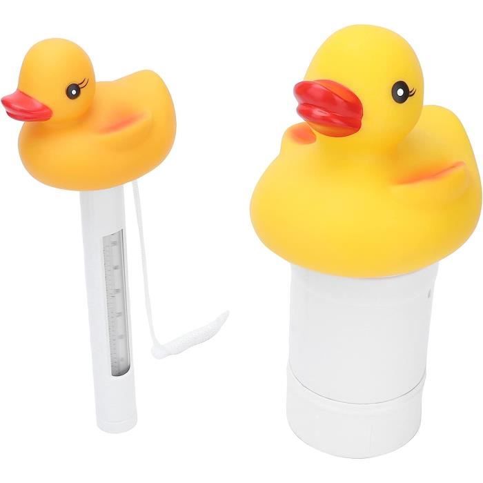 Thermomètre De Piscine En Forme De Canard Mignon - Flottant, Plage -10 à 70°C, Pour Bassin, Spa, Aquarium, Baignoire