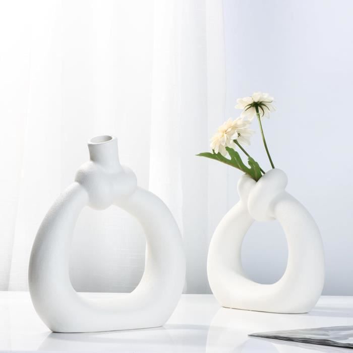 vase-en-c-ramique-blanche-vase-c-ramique-lot-de-2-vase-d-coratif-la