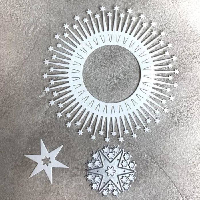 Matrices De Découpe Métalliques Ovales, Pochoir Pour