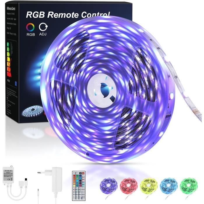 LD-ZL5RGB150-00 Ruban LED RVB 5m avec Alim + Telecommande de gestion